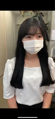 🍃🐏実習、就職活動、学校規則での暗染めツヤカラー(黒染めではありません)
