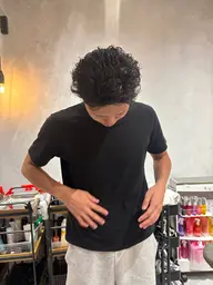 すぐ予約❌メンズカット+パーマ🌀 ⚠️担当は小山ではありません。練習中のスタッフが施術いたします。