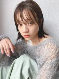 【モデルさん募集🪅】グレーカラー(白髪根元染め)➕シャンプーブロー