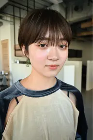 【平日19時限定】レディースショートカット+ワンカラー✂️