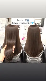 🎀cut➕ミルボン3 step treatment🎀骨格に合わせカット🌿✖️3stepでしっかり潤う質感に💎✨