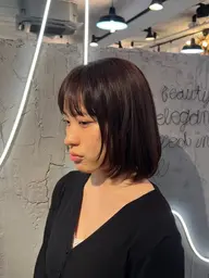 【ご新規様9月限定】💙似合わせカット+透明感カラー+オージュアトリートメント🩵