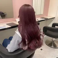 【🍒夏限定🍒】ブリーチで高発色な仕上がり🍒ガーリーな暖色ブリーチダブルカラー➕オリジナルトリートメント🫧