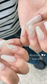〈ミニモ学割!〉スカルプ♡シンプル持ち込みデザイン✨〈パーツあり〉