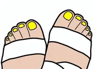 フットネイルワンカラー(オフなし)