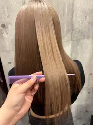 艶カラー➕美髪1stepトリートメント