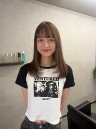 【無料ロングカットモデル✂️】ぱつっと切りっぱなしカット（肩下・3cm以上カット出来る方）