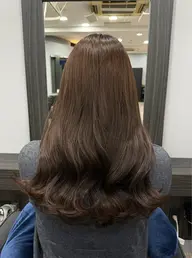 🦋【18:00~限定】ブリーチなしカラー+毛先整えカット✂︎⟡.·