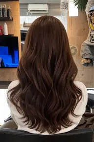 王道韓国風コテ巻きパーマ仕上がりのお写真を撮らせていただくことを条件に無料です