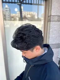 メンズカット+フェザーパーマ💫