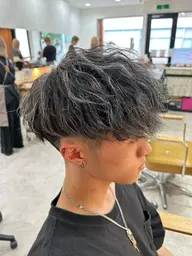 メンズヘアセット