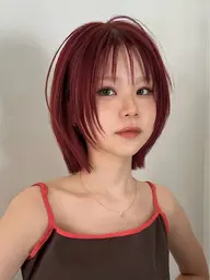 学生様限定★)ワンカラー➕ボブカット