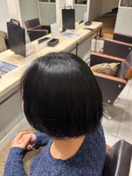 グレイカラー(白髪染め) 毛先まで