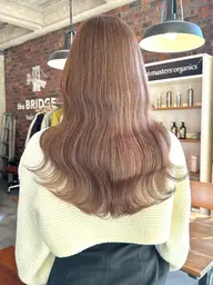 【ブリーチなしでワンランク上の透明感に☀️】ダブルカラー&3ステップトリートメント❤︎