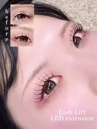デカ目🎀上下LEDマツエク