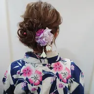 夏祭りや花火に🌌浴衣着付＆ヘアアレンジ🎆夏のイベントにはプロの着付とヘアアレンジで💖