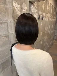 【U24】カット＋オイルストレート（縮毛矯正）＋2stepトリートメント