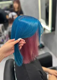 インナーorフェイスフレーミングカラー🧸🎀（ブリーチ、カラー）うるツヤトリートメント✨️