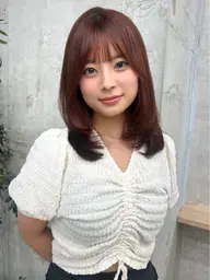 【垢抜けno.1】ワンカラー+高発色カラー+Aujuaトリートメント