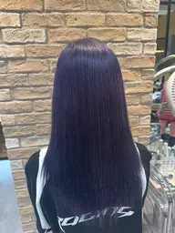 艶髪🌟寒色カラー💙(ワンカラー)ブロー込み💆🏻♀️💨
