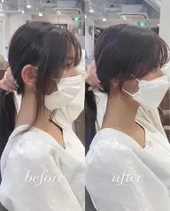 【結んでも可愛い🎀】カット+オージュア4stepトリートメント🕊