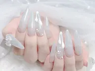 「10本チップ長さ出し」+ワンカラ
