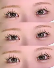 【練習モデル】最新LEDマツエク100本💜ぱっちりデザイン✨