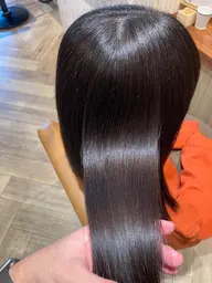 指通りが変わるサラサラ髪質改善トリートメントエステフルコース【カット+髪室改善ヘアサプリメント+超音波トリートメント】