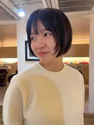 【無料】小顔に見えるショートボブ✂︎朝ラクにしたい方限定」(ショートカットにさせていただける方)トリートメント