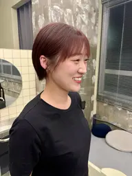 cut、color、ケアプロTR(5step)しっとり質感に!