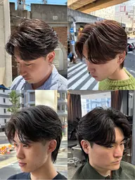 [人気クーポン]メンズカット&フェザー、ニュアンス、ラルフパーマ¥8800