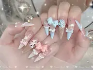 🩵【Nova Trendup】チップ長さだし💖アイスクリーム3Dネイル🍧🩵