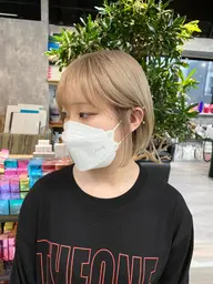 ✨【minimo特別価格】✨似合わせデザインカット+透明感カラー+保湿トリートメント✨ 韓国/髪質改善