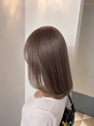 ✨ダブルカラー✨ケアブリーチ+艶カラー、デザインカラー可能です(ブリーチあり・なし)¥24000→¥13200