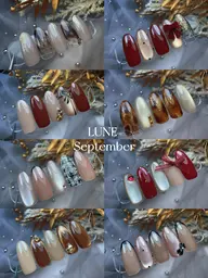 🍁9月限定🍁LUNEオリジナル♪秋のMonthly Design8種/¥11000→¥8800