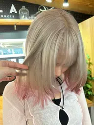 【エンドカラー+うる艶トリートメント✨】狐カラーなどのオシャレで可愛いエンドカラー専用クーポンです☺️💕