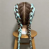 ミニモ限定🫧ヘアセット🎀ダンス発表会ヘア🧑🏻🩰💿カラーエクステ付き🎶