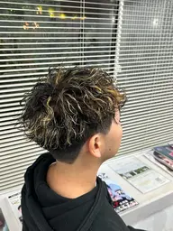 メンズカット+パーマ ¥2,200
