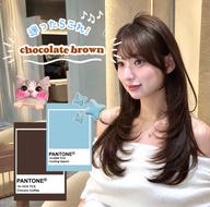 🍫秋おすすめ透明感チョコレートカラー🍫カットカラー+トリートメント🌟マロンブラウン/チョコレートブラウン/🎀