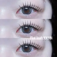 💎フラットラッシュ 100本➕仕上げコーティング付き🌙ご新規様off無料✨️LED変更👌🏻💕