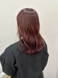 ブリーチなし◎ 暖色カラー 【 カット + ダブルカラー +トリートメント 】