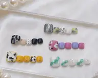 ★ミニモ限定価格7/31まで★ワンカラー+親指アート(オフなし)