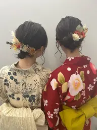 〖8/7限定✰〗🪭浴衣着付け+簡単ヘアアレンジ👘