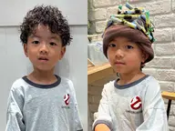 3歳​〜​小学生位男の子キッズパーマモデル無料朝土曜日8時から限定