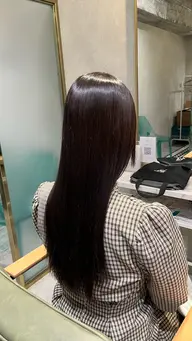 【イメチェンに🌻】酸性ストレート+ワンカラー💙🩵