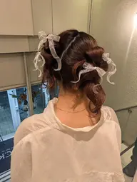 💐イベントや結婚式に💐 お呼ばれヘアアレンジ🎀(早朝料金あり)