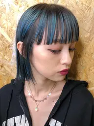カット+ダブルカラー+ライトトリートメント #タンバルモリ #タンバルレイヤー #タッセル #韓国