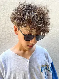 men'scut+perm+highlight