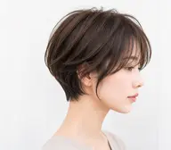【人気No. 1】骨格矯正✨似合わせ小顔ナチュラルラウンドショート✨無料カット💇♀️