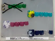 【練習モデル】フット/フラワーデザイン色変更不可/予約リクエスト不可❌